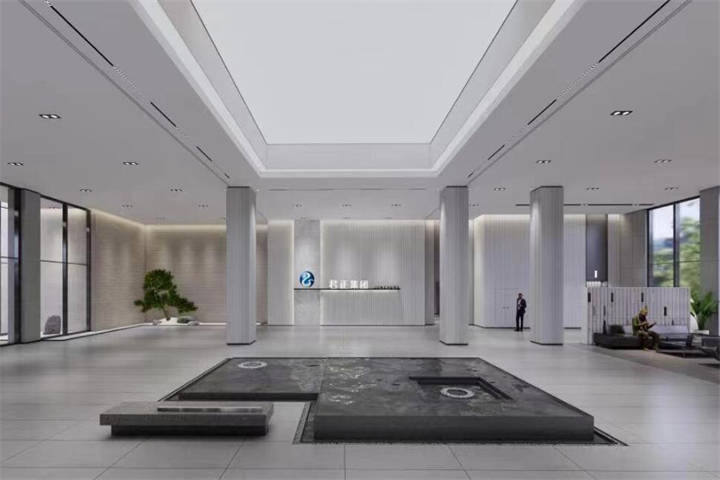 某公司大堂水景設(shè)計效果